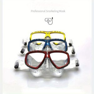 2 pieces/set of neutral silicone professional swimming and diving equipment, 1 silicone waterproof, anti-fog and leak-proof diving mask + snorkeling tube