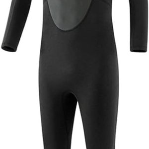 Diving Wetsuit Men 0.12Inch Ultra Stretch Neoprene Full Body Suit Back Zip Swimsuit for Spearfishing Snorkeling Canoeing Black L, Full Body Diving Suit