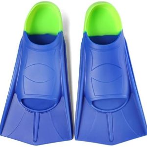 Kids Swim Fins,Short Fins Swimming Flippers for Lap Swimming and Training for Child,Girls,Boys