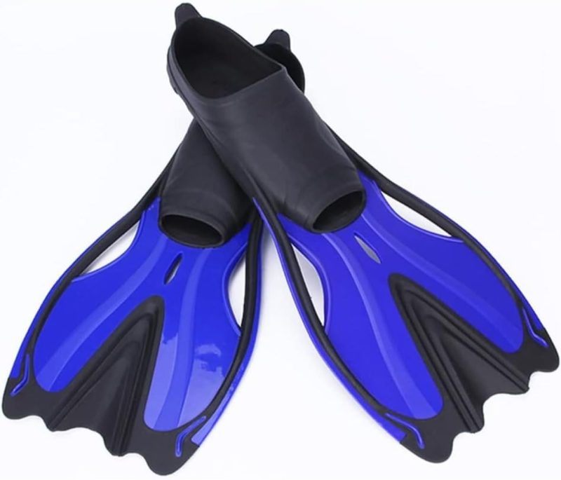 Flippers for Swimming Swimming Fins Adult Snorkeling Foot Flippers Diving Fins Beginner Swimming Equipment Portable Adult & Amp; Kids Diving Flippers White Medium
