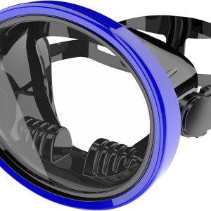 Diving Mask Scuba Mask Spearfishing Mask Freediving Water Mask Tempered Glass Oval HD Anti-Fog Scuba Goggles for Adults