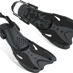 Adult Dving Fins Adjustable Short Swim Fins