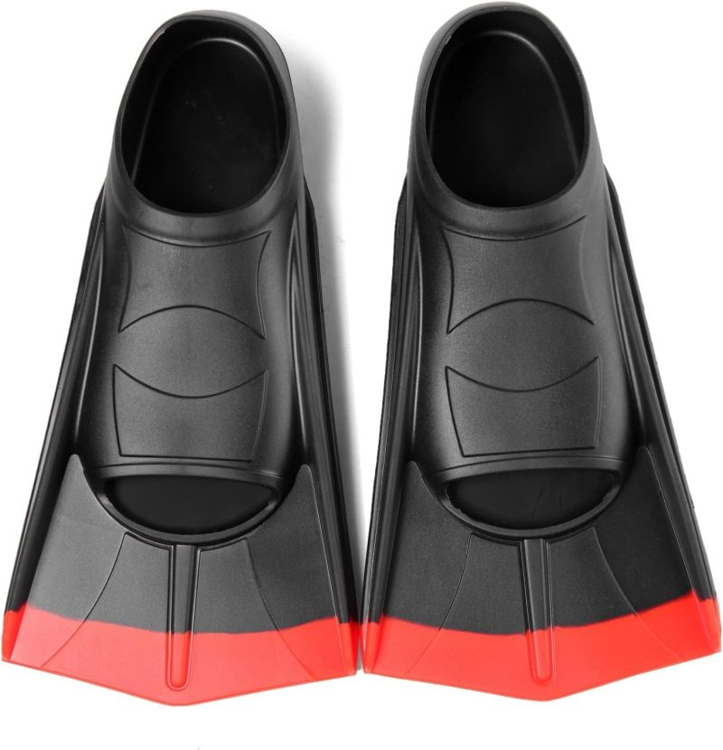 Kids Swim Fins,Short Fins Swimming Flippers for Lap Swimming and Training for Child,Girls,Boys