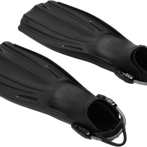 Diving Foot Fin, Ergonomic Adjustable Spring Laces Snorkeling Flippers Abrasion Resistant for Swimming