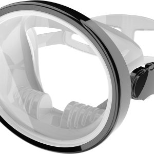 Diving Mask Scuba Mask Spearfishing Mask Freediving Water Mask Tempered Glass Oval HD Anti-Fog Scuba Goggles for Adults