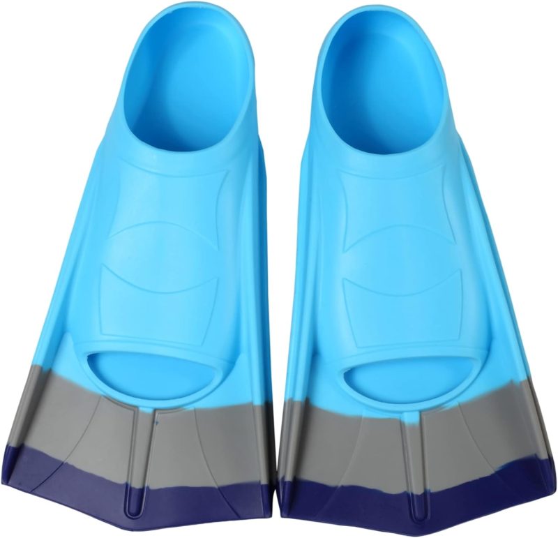 Kids Swim Fins,Short Fins Swimming Flippers for Lap Swimming and Training for Child,Girls,Boys