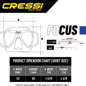 First Dive Mask with Inclined Lenses for Scuba Diving : Focus: Made in Italy