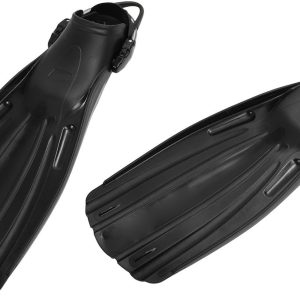 Diving Foot Fin, Ergonomic Adjustable Spring Laces Snorkeling Flippers Abrasion Resistant for Swimming