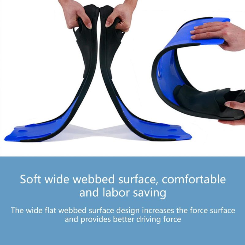Swimming Fins Comfortable Silicone Scubas Diving Fins Adults Children Swimming Fins Beginner Swimming Training Equipment Swimming Flippers