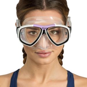 First Dive Mask with Inclined Lenses for Scuba Diving : Focus: Made in Italy