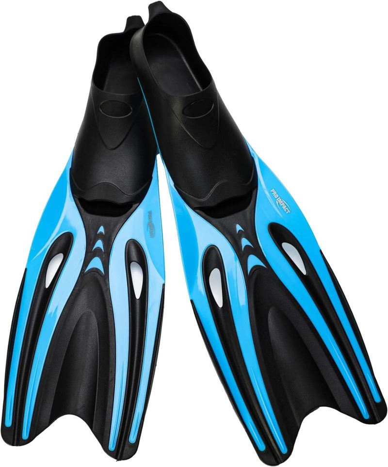 Swim Fins - Premium Scuba Diving Fins, Snorkel Fins for Adult & Kids - Versatile Diving Fins for Men, Women, Training & Lap Swimming - Dive & Snorkeling Fins for Adults, Boys & Girls