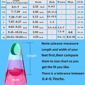 Kids Swim Fins,Short Fins Swimming Flippers for Lap Swimming and Training for Child,Girls,Boys