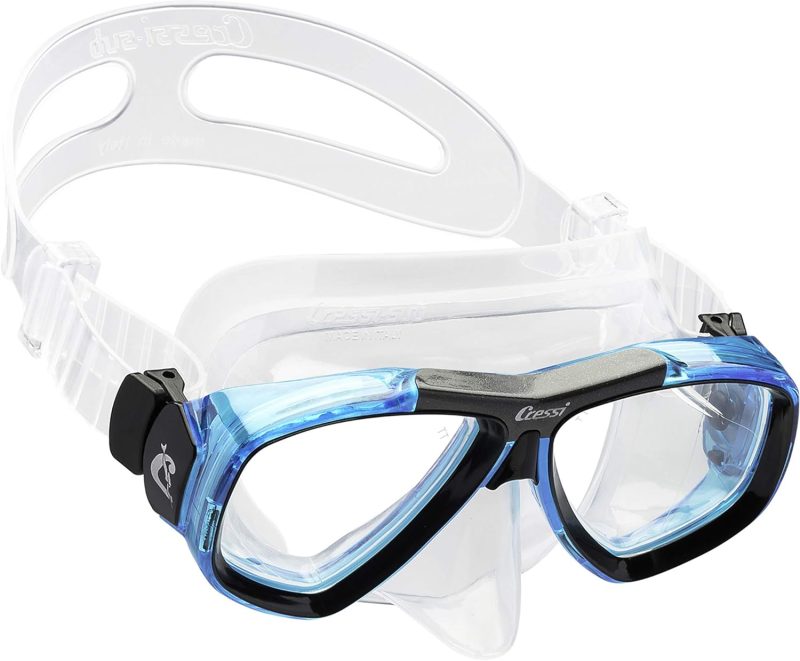 First Dive Mask with Inclined Lenses for Scuba Diving : Focus: Made in Italy