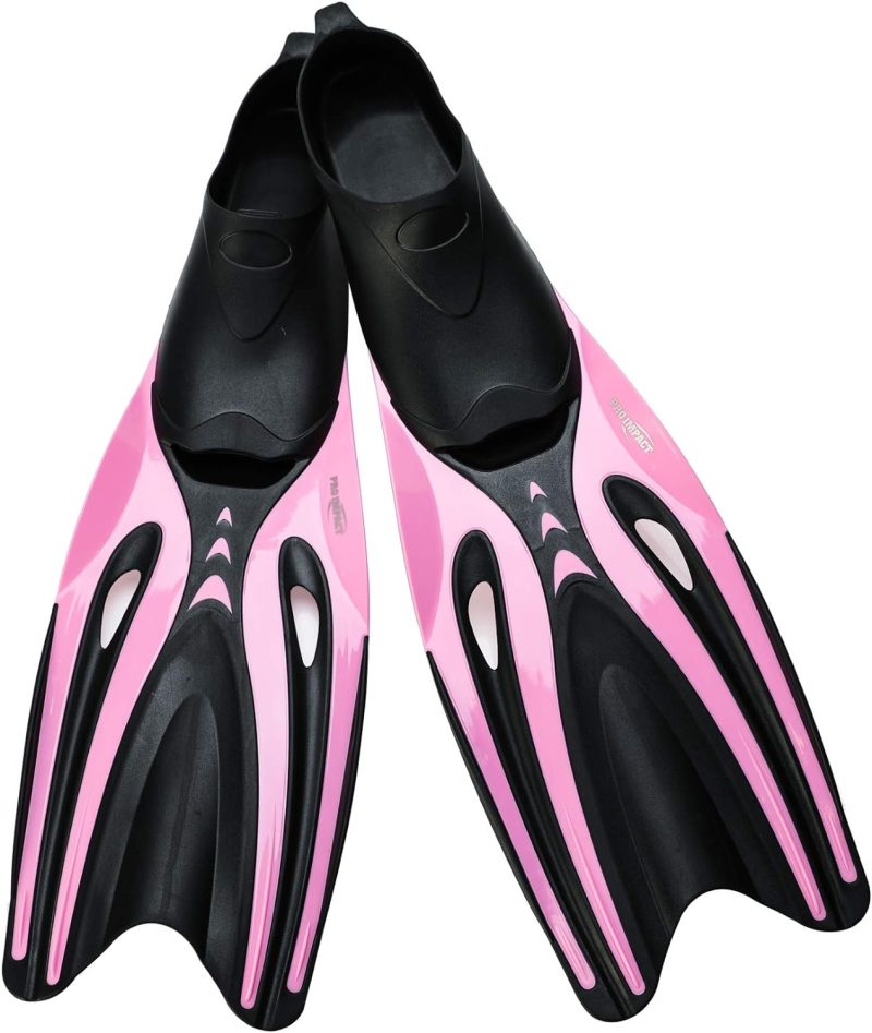 Swim Fins - Premium Scuba Diving Fins, Snorkel Fins for Adult & Kids - Versatile Diving Fins for Men, Women, Training & Lap Swimming - Dive & Snorkeling Fins for Adults, Boys & Girls