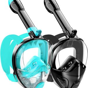 71C7mPBdzAL._AC_SL1500-1-20240618-094337 Full Face Snorkel Mask for Adults Teen, Snorkeling Gear with Detachable Camera Mount,Panoramic 180° View, Anti-Fog Anti-Leak Snorkling Set for Man and Women