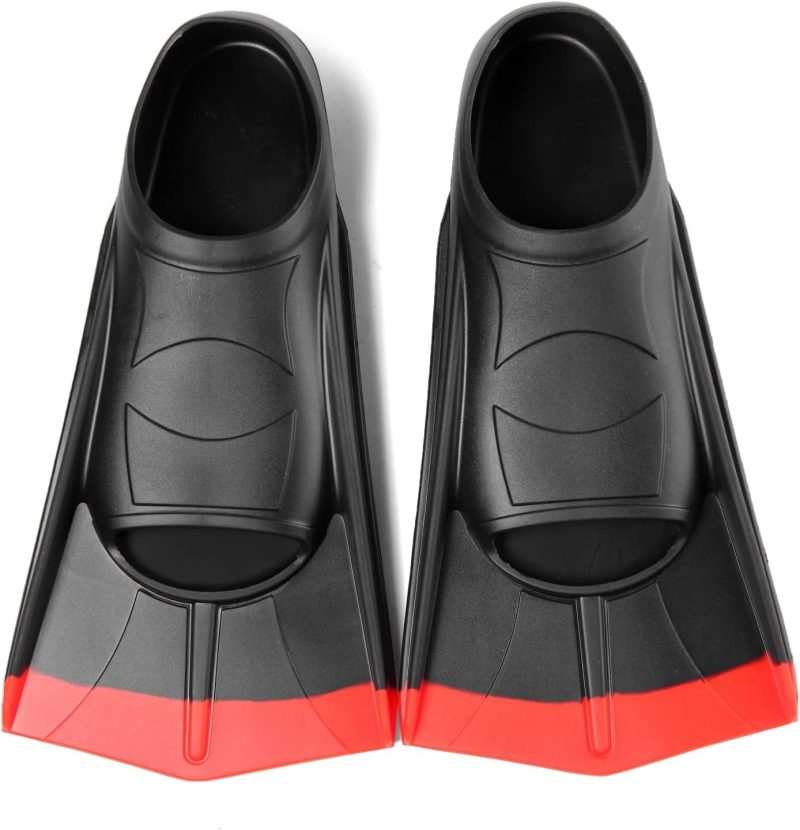 Kids Swim Fins,Short Fins Swimming Flippers for Lap Swimming and Training for Child,Girls,Boys