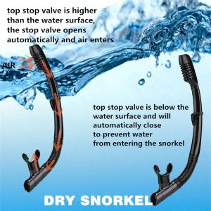 Snorkeling Gear for Adults Snorkel mask Set Scuba Diving mask Dry Snorkel Swimming Glasses Swim Dive mask Nose Cover Youth Free Diving