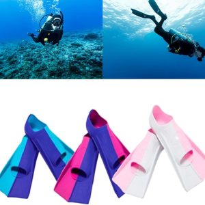 Swimming Fins Comfortable Silicone Scubas Diving Fins Adult Childrens Swimming Fins Starter Swimming Training Equipment Diving Training Shoes