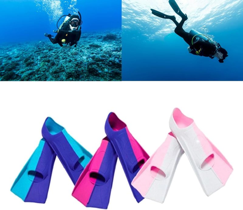 Swimming Fins Comfortable Silicone Scubas Diving Fins Adult Childrens Swimming Fins Starter Swimming Training Equipment Diving Training Shoes