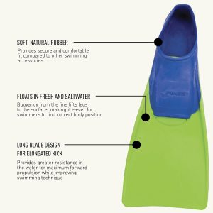 FINIS Long Floating Fins for Swimming and Snorkeling – Check Size Chart for Correct Sizing