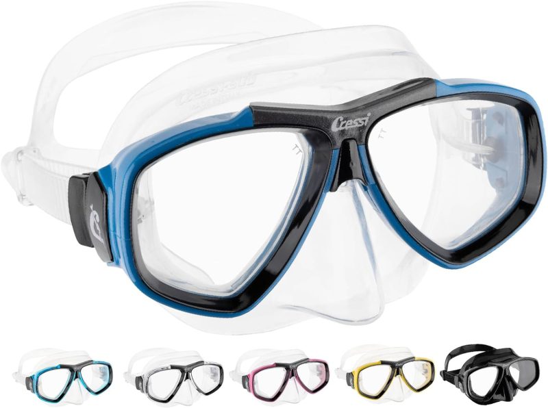 First Dive Mask with Inclined Lenses for Scuba Diving : Focus: Made in Italy