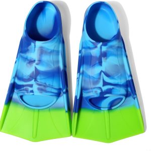 Kids Swim Fins,Short Fins Swimming Flippers for Lap Swimming and Training for Child,Girls,Boys