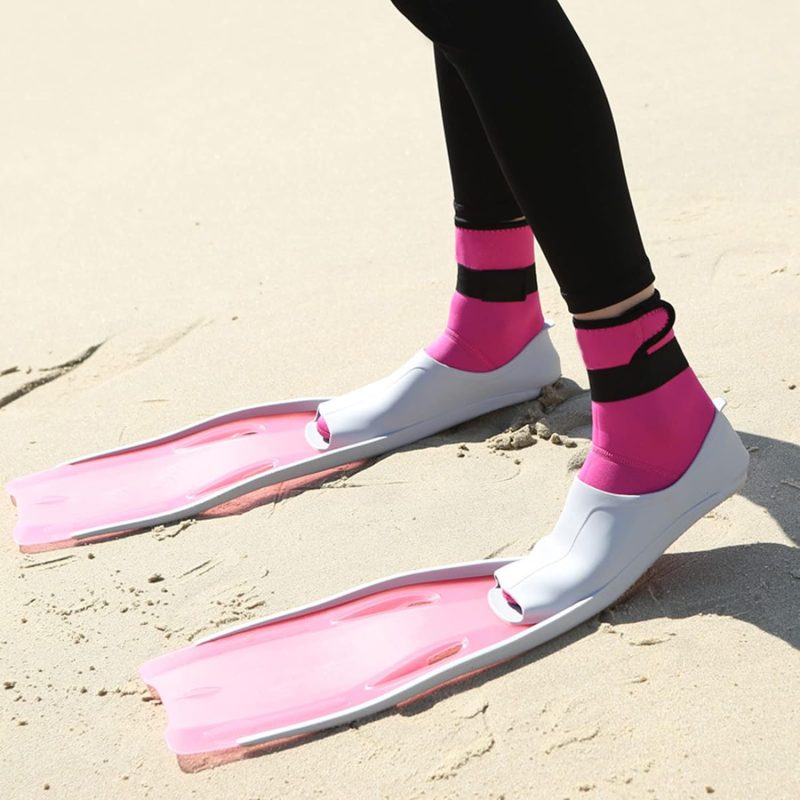 Swimming Fins Comfortable Silicone Scubas Diving Fins Adults Children Swimming Fins Beginner Swimming Training Equipment Swimming Flippers