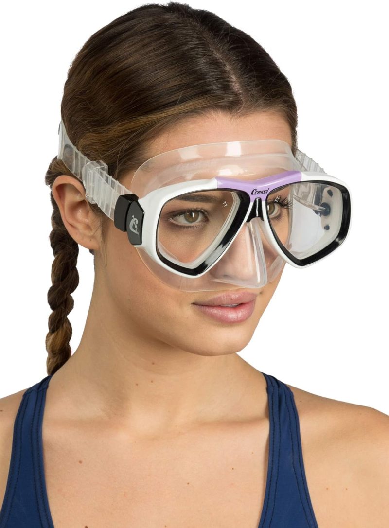 First Dive Mask with Inclined Lenses for Scuba Diving : Focus: Made in Italy