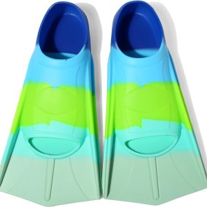 Kids Swim Fins,Short Fins Swimming Flippers for Lap Swimming and Training for Child,Girls,Boys