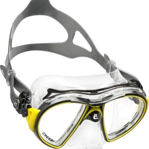 Adult Premium Low Volume Scuba Diving Mask, Crystal Silicone | Air: made in Italy