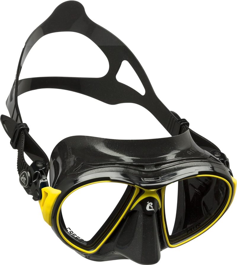 Adult Premium Low Volume Scuba Diving Mask, Crystal Silicone | Air: made in Italy