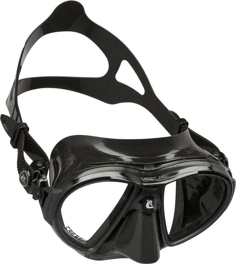 Adult Premium Low Volume Scuba Diving Mask, Crystal Silicone | Air: made in Italy