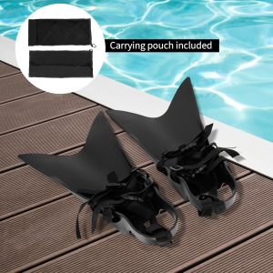 Float Tube Fins, One Size Adjustable Foot Pocket Flippers, Float Tube Fins for Fishing for Diving, for Adult Men Women