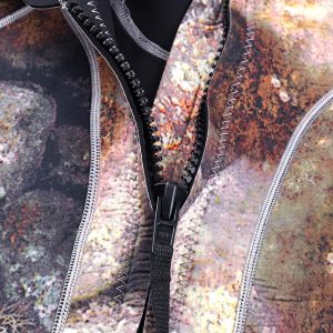 Diving Suit Men, 3 mm Neoprene Full Long-Sleeved Wetsuit Zipper After Thermal wear, Suitable for Surfing Scuba Diving Snorkeling X-Large