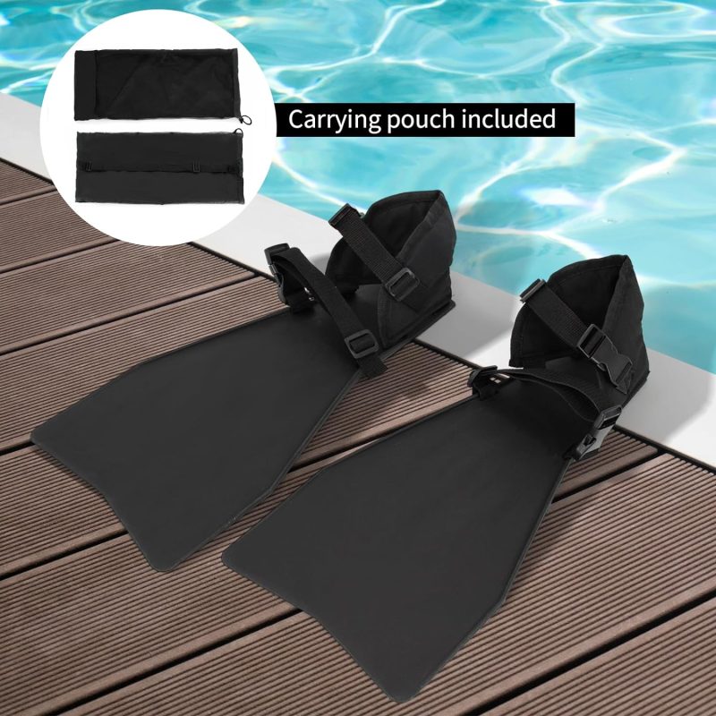 Float Tube Fin, One Size Adjustable Buckle, Float Tube Fins for Fishing for Diving, for Adult Men Women