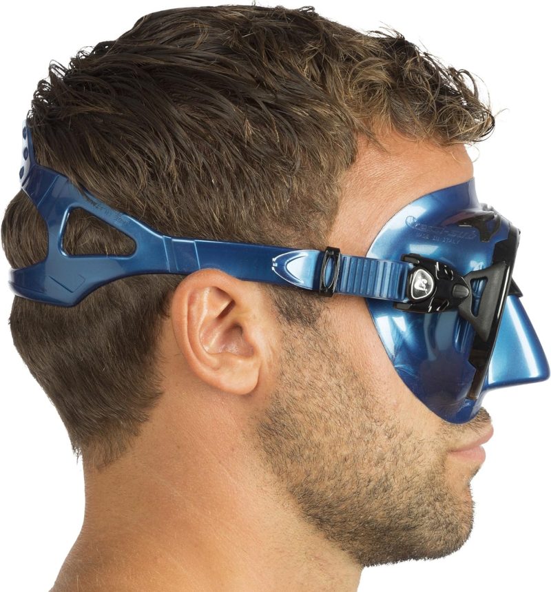Adult Premium Low Volume Scuba Diving Mask, Crystal Silicone | Air: made in Italy