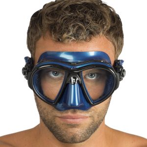 Adult Premium Low Volume Scuba Diving Mask, Crystal Silicone | Air: made in Italy