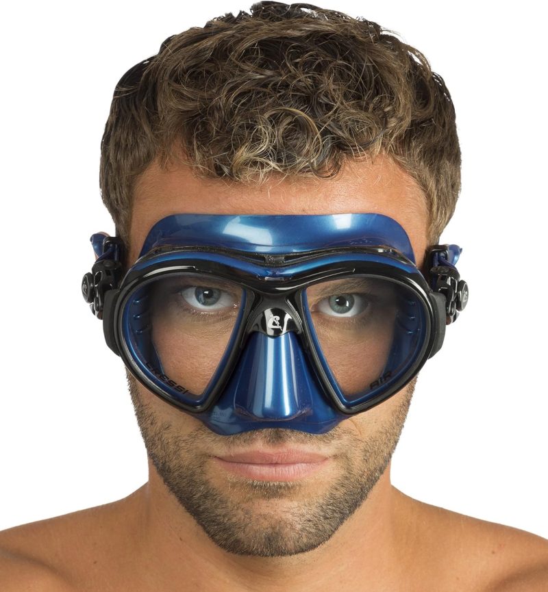 Adult Premium Low Volume Scuba Diving Mask, Crystal Silicone | Air: made in Italy