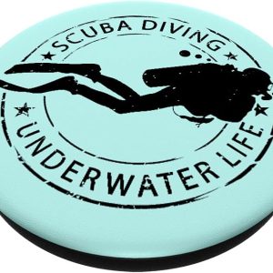Scuba Diving Gear Scuba Diving Diver Equipment Dive PopSockets Swappable PopGrip