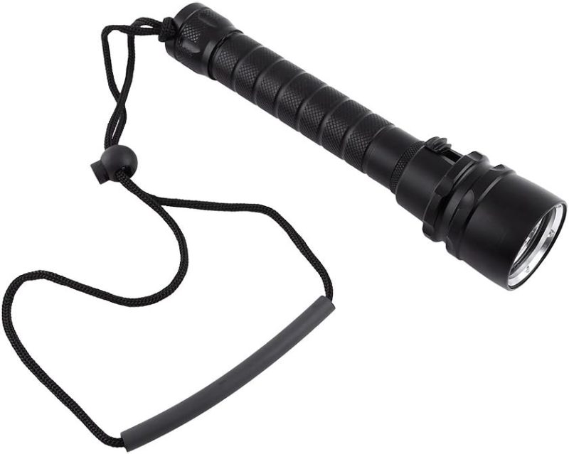 Cocoarm Dive Light, 2000 LM Underwater Flashlight Diving Torch with Hand Strap for Specially Designed for Diving