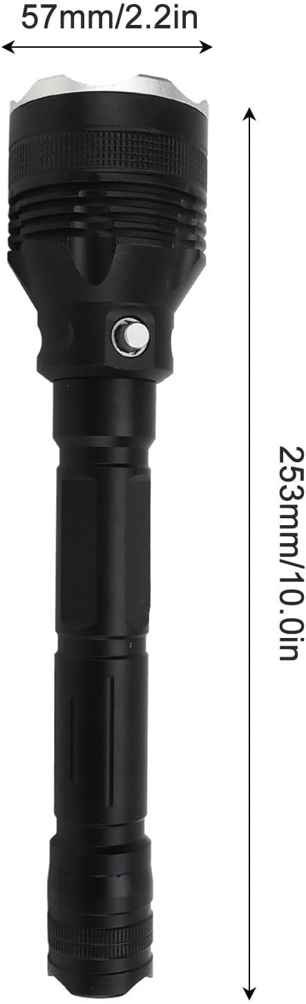 Scuba Diving Flashlight Powerful 8000LM LED Torch, IPX8 Waterproof, 3 Lighting Modes, Essential Gear for Underwater Explorers, Reliable Dive Companion