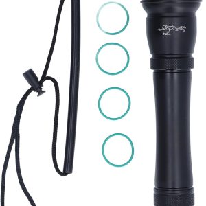 5000lm Diving Flashlight, Super Bright Underwater Diving Flashlight with 3 Modes, IP8 Waterproof Night Dive Torch 100 Meters Submersible Light