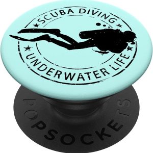 Scuba Diving Gear Scuba Diving Diver Equipment Dive PopSockets Swappable PopGrip