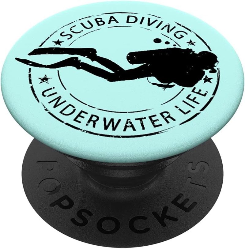 Scuba Diving Gear Scuba Diving Diver Equipment Dive PopSockets Swappable PopGrip