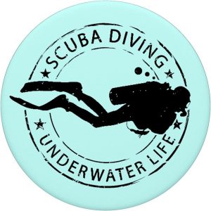 Scuba Diving Gear Scuba Diving Diver Equipment Dive PopSockets Swappable PopGrip