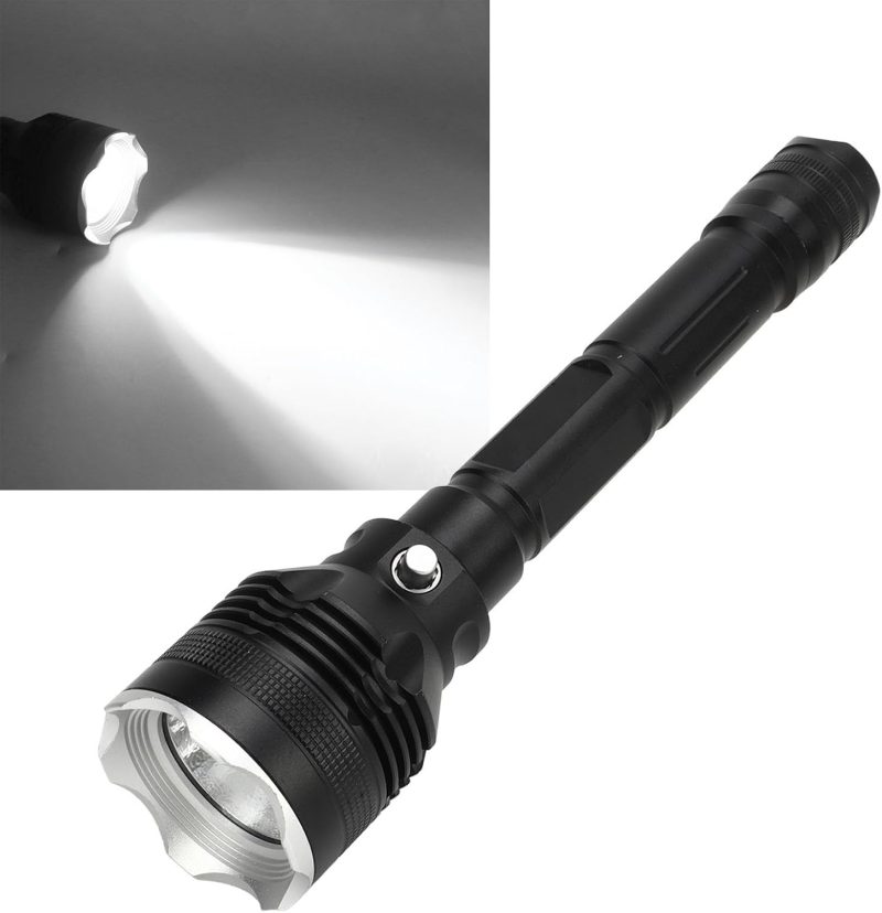 Scuba Diving Flashlight Powerful 8000LM LED Torch, IPX8 Waterproof, 3 Lighting Modes, Essential Gear for Underwater Explorers, Reliable Dive Companion