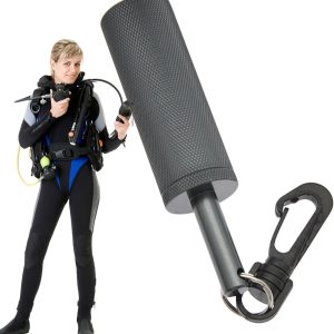 Diving Pointer - Underwater Diving Stick | Noise Maker Signal Bell Diving Stick Underwater Communication Device | Clip Aluminum Alloy Underwater Shaker for Diving Scuba