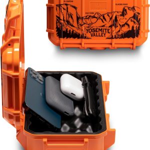 Evergreen 56 Waterproof Dry Box Protective Case - Travel Safe/Mil Spec/USA Made - for Tackle Organization of Cameras, Phones, Camping, Fishing, Hiking, EDC, Water Sports, Knives (Clear)