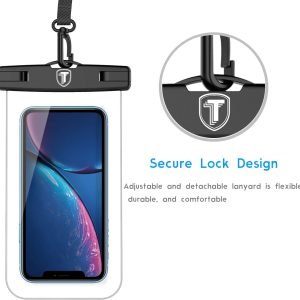Tekcoo Waterproof Phone Case 2-Pack IPX8 Clear Pouch Dry Bag for Samsung Galaxy S24 Ultra Plus Note 20 S23 S22 S21 FE A14 A03S A15 A23 iPhone 15 14 13 12 Pro Max XR SE Moto G Stylus Power Edge 5G UW