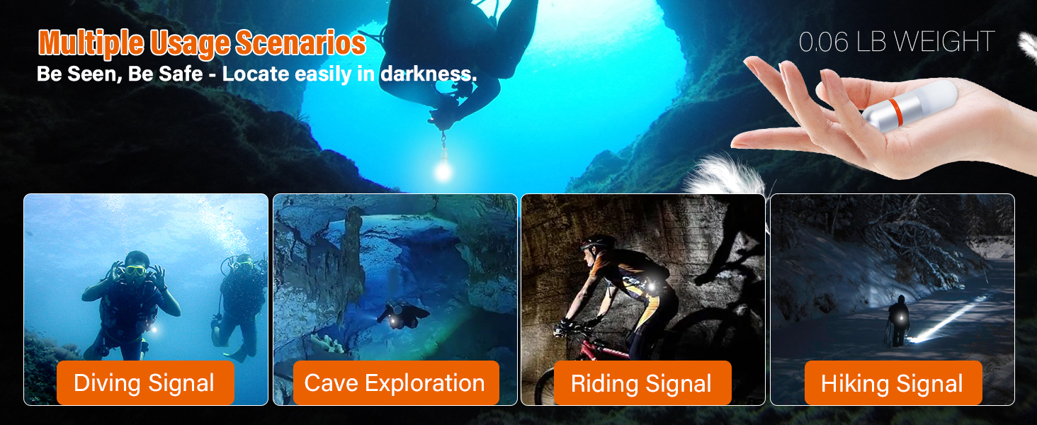 ORCATORCH SD01 PRO Dive Beacon